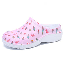 Load image into Gallery viewer, AtreGo Women Lightweight Slip-on Waterproof Colorful Safety Nursing Shoes Casual