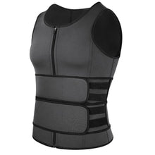 Load image into Gallery viewer, Men Thermo Compression Shapewear Waist Trainer Sauna Vest Sweat Slimming Underwear Compression Workout Shirt