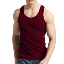 Load image into Gallery viewer, Tank Tops Men Fitness Cool Summer 100% Cotton Vest Male Sleeveless Tops Gym Slim Casual Undershirt Mens