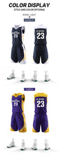 Load image into Gallery viewer, Men's Retro Basketball Jerseys Professional Custom Youth School Basketball Team Uniforms Quick Dry Breathable Basketball Shirts
