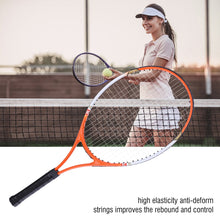 Load image into Gallery viewer, 1 Pcs Teenager's Training Tennis Racket Aluminum Alloy Professional Beach Racquet with Carry Bag for Beginners
