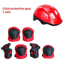Load image into Gallery viewer, Kid Bike Helmet and Knee Elbow Protecter Sport Safety Equipment