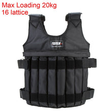 Load image into Gallery viewer, SUTEN 20kg/50kg Loading Weighted Vest For Strength and Boxing Training Workout Adjustable Waistcoat Sand Jacket Clothing