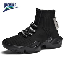 Load image into Gallery viewer, Damyuan Men's Retro Sock Sneakers 47 High Top Men Shoes Breathable Men Thick Bottom Casual Shoes