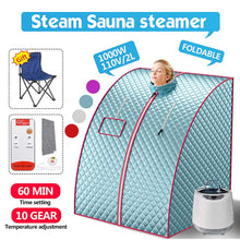 Load image into Gallery viewer, 9 Gear Adjustable Folding Sauna Tent Portable Home Sauna kits Lose Weight Detox Machine Health Tools