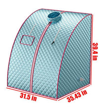 Load image into Gallery viewer, 9 Gear Adjustable Folding Sauna Tent Portable Home Sauna kits Lose Weight Detox Machine Health Tools
