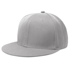 Load image into Gallery viewer, Closed Fitted Cap New York Brim Flat Visor Era Size Plus Large Men's Plain Baseball cap