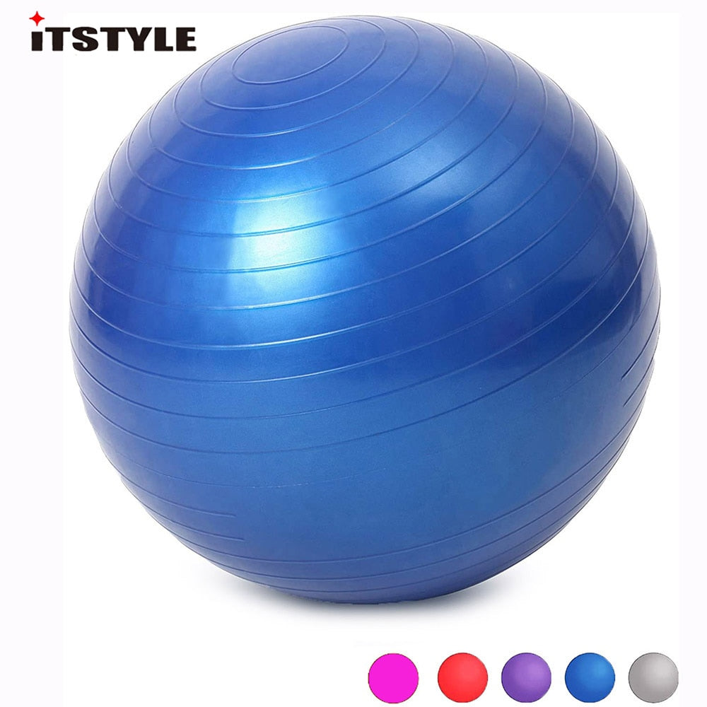 Sports Yoga Balls Bola Pilates Fitness Gym Balance Fitball Exercise Workout Massage Ball 45cm 55cm 65cm 75cm