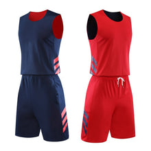 Load image into Gallery viewer, Adults Custom Basketball Reversible Jersey Uniforms Quick Dry Sportswear Youth Basketball shirts For Men