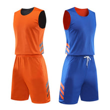 Load image into Gallery viewer, Adults Custom Basketball Reversible Jersey Uniforms Quick Dry Sportswear Youth Basketball shirts For Men