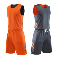 Load image into Gallery viewer, Adults Custom Basketball Reversible Jersey Uniforms Quick Dry Sportswear Youth Basketball shirts For Men