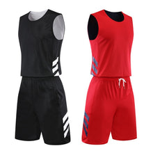 Load image into Gallery viewer, Adults Custom Basketball Reversible Jersey Uniforms Quick Dry Sportswear Youth Basketball shirts For Men