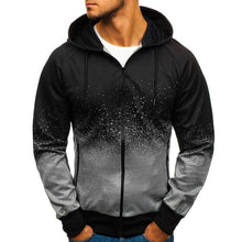 Load image into Gallery viewer, Men's Casual 3D Digital Printing Hooded Sweatshirt Hip-Hop ZIP Hoody Sportswear Tracksuit Male Streetwear