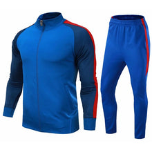 Load image into Gallery viewer, Men Sports training tracksuit Soccer and Football Warm up Sports Jersey