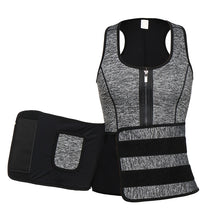 Load image into Gallery viewer, Neoprene Waist Trainer Corset Sweat Vest Weight Loss Workout Tank Tops Women Compression Tummy Control Shapewear