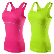 Load image into Gallery viewer, Yoga Vest Women Sports Tank Top Quick Dry Fitness Sport Shirt Yoga Tops Female