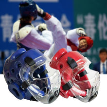 Load image into Gallery viewer, Adult Kid Boxing Helmet Karate Boxing Muay Thai Face Mask Breathable Protector Headgear Training Equipment