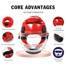Load image into Gallery viewer, Adult Kid Boxing Helmet Karate Boxing Muay Thai Face Mask Breathable Protector Headgear Training Equipment