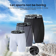 Load image into Gallery viewer, Hot Men Quick Dry Short Leggings Mens Thigh Compression Running Fitness Sport Shorts Male Underwear