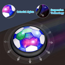 Load image into Gallery viewer, 2 in 1 Soccer Hockey Set USB Charging Hover Ball with Colorful LED Lights and Foam Bumper Air Floating Football