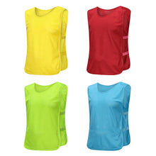 Load image into Gallery viewer, Men Running Vest Summer Mesh Tank Sleeveless Breathable Football Training Team Waistcoat Vests