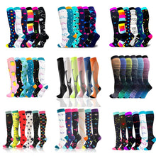 Load image into Gallery viewer, Multi Pairs Men Women Compression Socks Nurses Edema Diabetic Crossfit Atheletics Golfs Hiking Running Soccer Socks