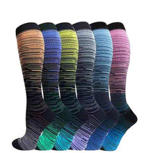 Load image into Gallery viewer, Multi Pairs Men Women Compression Socks Nurses Edema Diabetic Crossfit Atheletics Golfs Hiking Running Soccer Socks