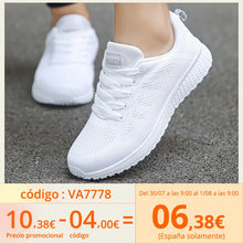 Load image into Gallery viewer, Women Casual Walking Shoes Fashionable Breathable Mesh Flat Sneakers Vulcanized Female Footwear