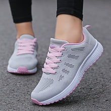 Load image into Gallery viewer, Women Casual Walking Shoes Fashionable Breathable Mesh Flat Sneakers Vulcanized Female Footwear