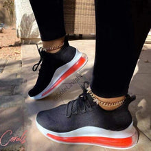 Load image into Gallery viewer, Womens sneakers white spring padded wedge shoes comfortable net casual women's shoes