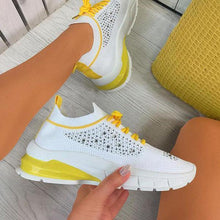 Load image into Gallery viewer, Women Casual Sneakers Solid Color Platform Thick Bottom Zipper Women's Vulcanized Shoes