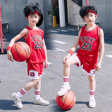 Load image into Gallery viewer, Uniform Sets Baby Sport Jerseys Kids Boys Team Basketball Jersey Uniform Set