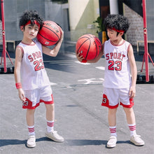 Load image into Gallery viewer, Uniform Sets Baby Sport Jerseys Kids Boys Team Basketball Jersey Uniform Set