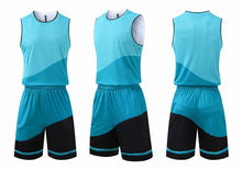 Load image into Gallery viewer, Kids Adult Basketball Clothes Women Men Basketball Jersey Set Child Basketball Vest Shorts Training Uniform Sports Suit Team Kit