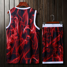 Load image into Gallery viewer, Men Women Basketball Jerseys Colorful Uniforms Sport Clothing Shirts Shorts Suits Side Pockets Custom Printing Draw