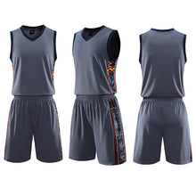 Load image into Gallery viewer, Men Basketball Jerseys ,College Mens Basketball Uniforms Sport Shirt Shorts Set Breathable Custom