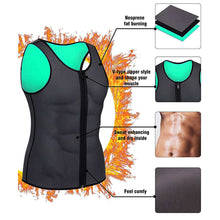 Load image into Gallery viewer, Neoprene Waist Slimming Sauna Suit Yoga Trainer Cincher Vest Shapewear Man Fat Burning Weight Loss
