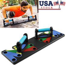 Load image into Gallery viewer, 9 In 1 Push Up Rack Board Men Women Comprehensive Fitness Exercise Stands Body Building Home Training Equipment
