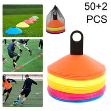 Load image into Gallery viewer, 50pcs Football Training Sports Saucer Cones Marker Discs  Football Training Sports Entertainment Sports Accessories
