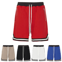 Load image into Gallery viewer, Men Casual Running Shorts Elastic Waist Drawstring Fitness Training Summer Sports Workout Shorts
