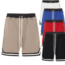 Load image into Gallery viewer, Men Casual Running Shorts Elastic Waist Drawstring Fitness Training Summer Sports Workout Shorts
