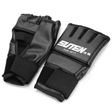 Load image into Gallery viewer, 1 Pair PU Leather Boxing Gloves Sport Men Half Finger Muay Thai Gloves Boxing Training Boxing Mittens Tactical Gloves
