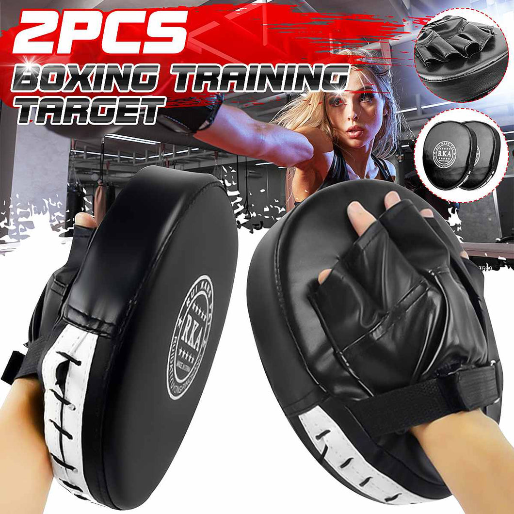 Boxing Gloves Punch Target Pad MMA PU Karate Muay Thai Training Equipment Adults kid Kick Boxing Gauntlet