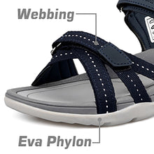 Load image into Gallery viewer, GRITION Women New Fashion Sandals Open Toe Outdoor Flat Heels Summer Beach Casual Non-Slip Lightweight 37-40
