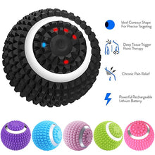 Load image into Gallery viewer, Silicone Vibrating Massage Yoga Ball Electric Roller Muscle Relaxation Apparatus Trigger Training Waist &amp; Abdomen Foam Roller
