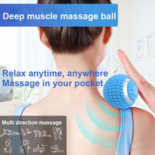 Load image into Gallery viewer, Silicone Vibrating Massage Yoga Ball Electric Roller Muscle Relaxation Apparatus Trigger Training Waist &amp; Abdomen Foam Roller
