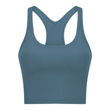 Load image into Gallery viewer, Women Racerback Sports Bra Removable Padded Workout  Running Yoga Tank Top Fitness Female Underwear Sportswear
