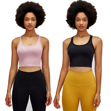 Load image into Gallery viewer, Women Racerback Sports Bra Removable Padded Workout  Running Yoga Tank Top Fitness Female Underwear Sportswear
