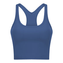 Load image into Gallery viewer, Women Racerback Sports Bra Removable Padded Workout  Running Yoga Tank Top Fitness Female Underwear Sportswear
