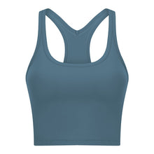 Load image into Gallery viewer, Women Racerback Sports Bra Removable Padded Workout  Running Yoga Tank Top Fitness Female Underwear Sportswear
